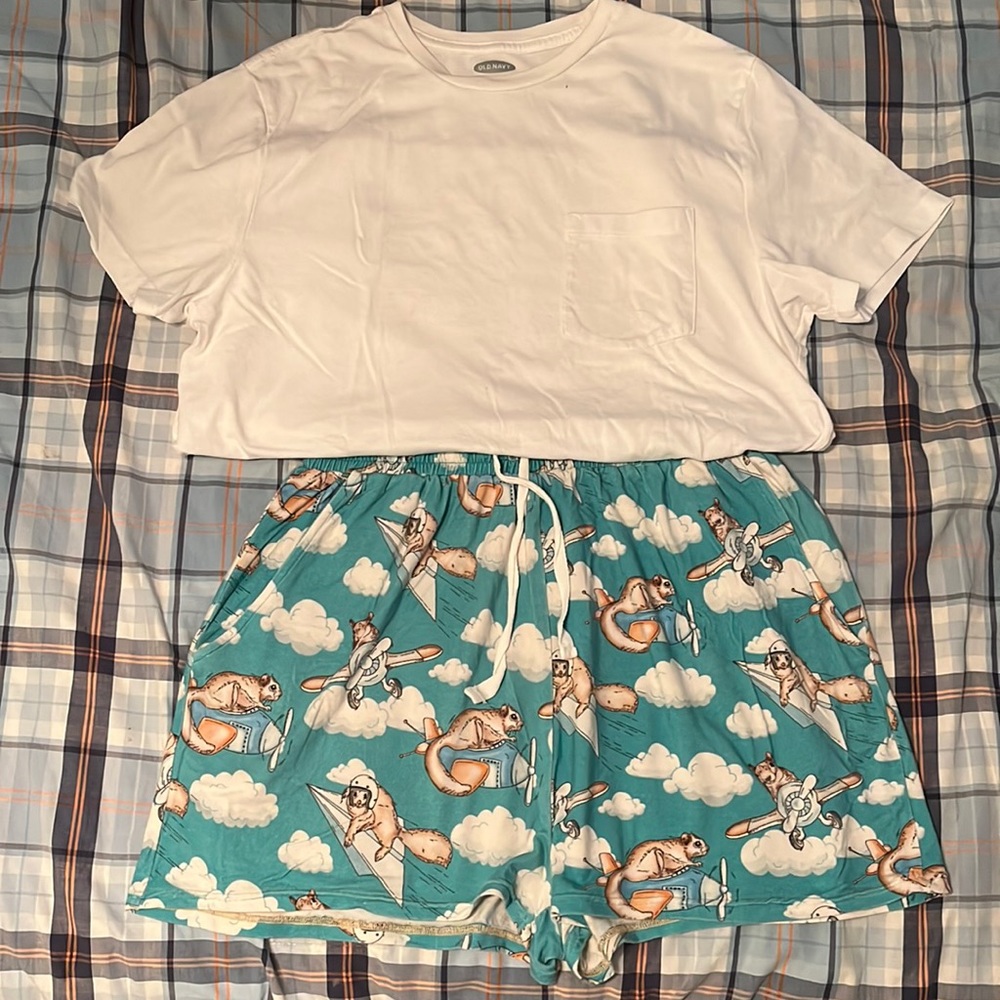 Flying Squirrel Pajama Short Set